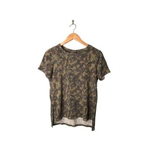 Stranded | Green Camo hi low T-shirt